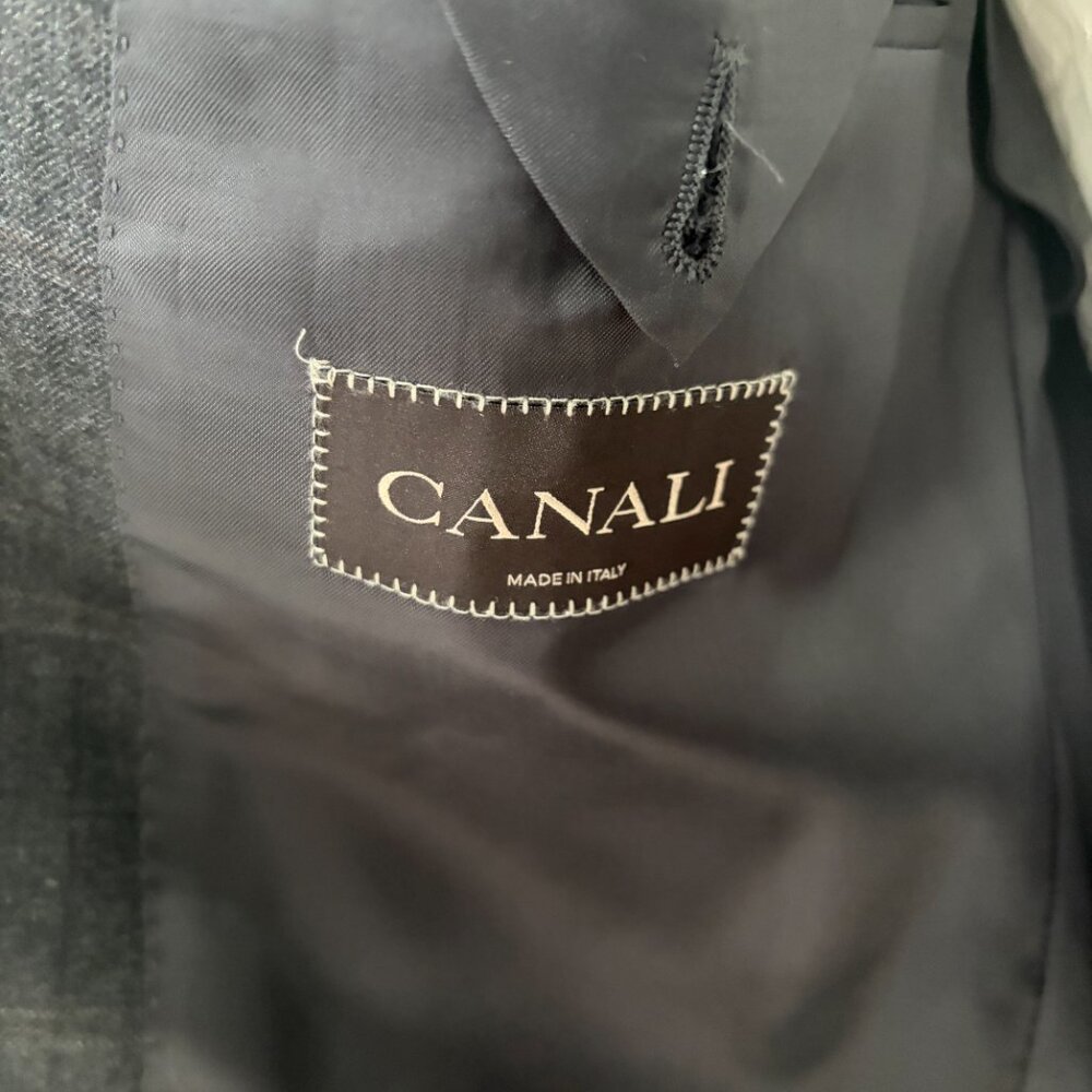 Canali 2 Button Side Vent 100% Wool Sport Coat - Sz 42R - Picture 5 of 7